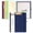 Blue, variant on Green Foldable Spiral Clipboard Folio With Storage Zipper Pouch  5 Plastic Folders 10 Pockets Refillable Lined Notepad (11" X 8.5") Linen Hardcover Project Organizer