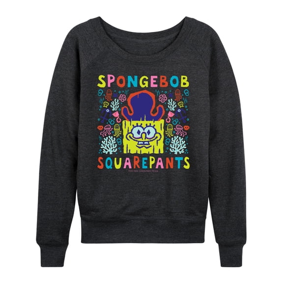 The Spongebob Movie: Search For Squarepants - Underworld - Women's French Terry Long Sleeve Pullover