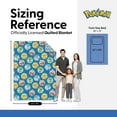 thumbnail image 6 of Pokemon Framed Characters Twin/Full Reversible Microfiber Quilted Blanket, 62x90 inches, 6 of 6