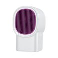 thumbnail image 1 of Calentador de escritorio Mini calentador de espacio pequeño Ventilador eléctrico sin hojas para habitación Oficina en casa Enchufe de EE. UU., Blanco Yuarrent HA003276-02, 1 of 6