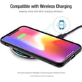 thumbnail image 4 of Mini Wireless Charger Thin Aviation Aluminum Computer Numerical Control Technology Fast Charging Pad Matte Black Color (NO AC Adapter), 4 of 6