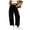 Black, variant on GEWSEY Womens Corduroy Pants High Waisted - Wide Leg Pant Casual Loose Trousers with Pocket Fall Winter Outfits (Khaki, XS)