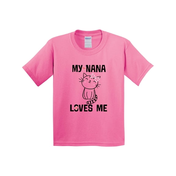 Inktastic My Nana Loves Me Girls Youth T-Shirt