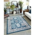 thumbnail image 1 of Unique Loom 3149324 8 x 10 ft. Southwestern Aarhus Rectangular Rug, Blue, 1 of 1