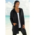 thumbnail image 5 of Roaman's Women's Plus Size Fleece Zip Hoodie Sweatshirt, 5 of 5