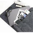 thumbnail image 4 of Bolsa de almacenamiento de fieltro para cabecera con bolsillos, organizador colgante para teléfono, cama, sofá, escritorio, 4 of 5