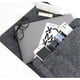 thumbnail image 4 of Bolsa de almacenamiento de fieltro para cabecera con bolsillos, organizador colgante para teléfono, cama, sofá, escritorio, 4 of 4