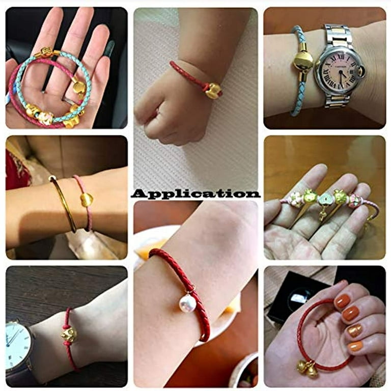 Real/Genuine Round Leather String Cord for Necklace, Bracelets