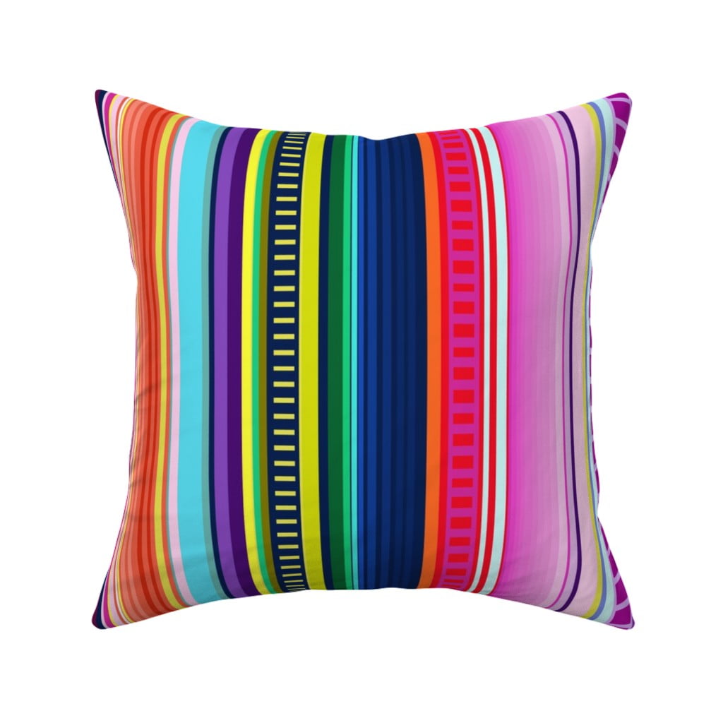 Bed Pillows Del Mex Mexican Serape Blanket and Sherpa Dog Bed Pillow