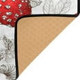 thumbnail image 5 of Non-Slip Area Rug 80x58in Indoor Washable Floor Mats Carpet Printed for Living Room, Bedroom, Home Decor Red Mushrooms Pattern, 5 of 7