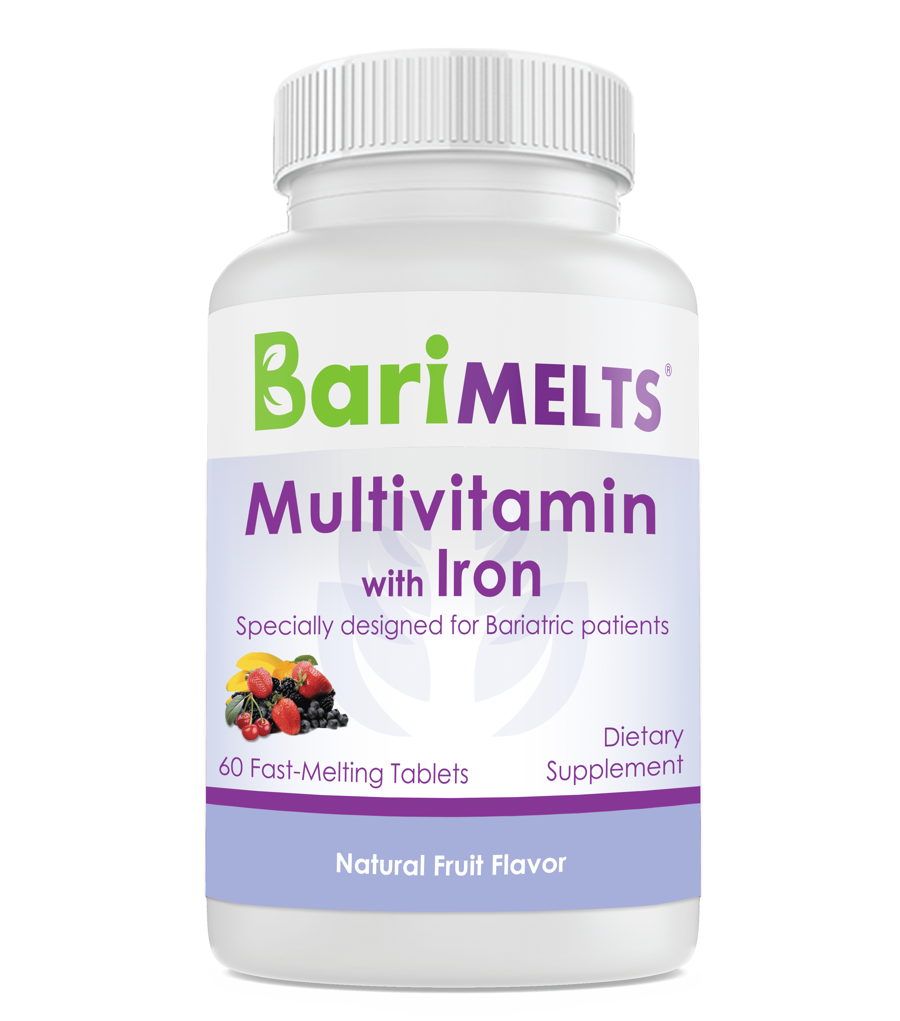 BariMelts Multivitamin with Iron, Dissolvable Bariatric Vitamins