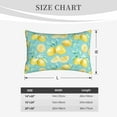 thumbnail image 6 of EasygdpYellow Lemon Polyester Fiber Double-Sided Pillowcase,Super Soft,Comfortable And Luxurious Pillowcase,Not Easy To Break Or Deform- 14"X20", 6 of 9