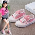 thumbnail image 1 of Zapatos de lona para niñas, zapatos de primavera y otoño para niños, zapatos de tabla para niñas de tamaño mediano y grande, zapatos de tela para niños, suela suave informal, 1 of 6