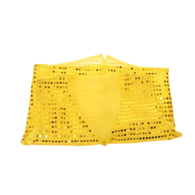 WEUVEB De Lentejuelas Para Baile Y Disco En Color Amarillo, Ideal Para Danza Jazz Y Hip Hop