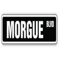 thumbnail image 1 of SignMission SS-Morgue Panneau de Rue Morgue 18 Po - Agent de la Mort Doa Médical, 1 of 1