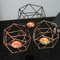 thumbnail image 2 of CNKOO Nordic Style 3D Geometric Wrought Rack Candle Holder Candlestick Home Decoration, 2 of 4