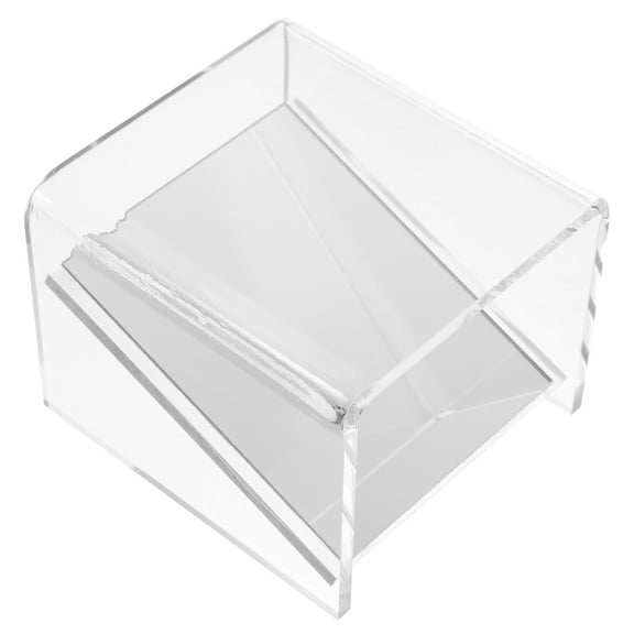 unbranded Acrylic Square Display Block Clear Acrylic Cube Acrylic Display Risers Stand Acrylic Stands for Display Acrylic Pedestal Stand for Jewelry Perfume Collection