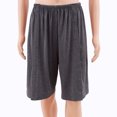 thumbnail image 4 of Pantalones Cortos de Cintura Elástica para Hombre Color Sólido Pantalones Cortos Casuales con Botón Totalmente Abierto para Hombres Primavera Y Verano, 4 of 7