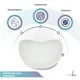 thumbnail image 3 of Almohada Luna Memory Foam ALMOHADA LUNA Individual 58 x 40 x 10 cm, 3 of 9