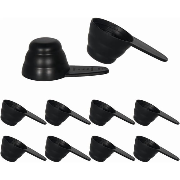 10Pcs Measuring Spoons, Plastic Milk Power Liquid Coffee Spoon - 8g, 10g, 12g for measuring coffee, pet food, grains, protein, spices and other dry goods