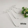 thumbnail image 4 of 1PC Item & Products Display Perfectly Multi-Purpose Display Hook Shelf Hook Hanging Wire Hook Netting Hook WHITE 5CM, 4 of 8