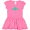 Raspberry with Polka Dots, variant on Inktastic Cute Teal Airplane Girls Baby Dress