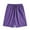 Purple, variant on JIUKE Mens Shorts Casual Elastic Waisted Solid Color Drawstring Summer Beach Vacation Shorts