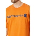 thumbnail image 3 of Carhartt Signature Logo S/FS T-Shirt (Mens, Marmalade Heather, XL (Reg), One Size), 3 of 3