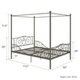 thumbnail image 2 of Canopy Metal Bed, 2 of 9