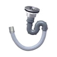 thumbnail image 1 of bedienty Kitchen Sink Drain Pipe Expandable Universal Drainage Hose for Bathtub Sinks Style A, 1 of 3