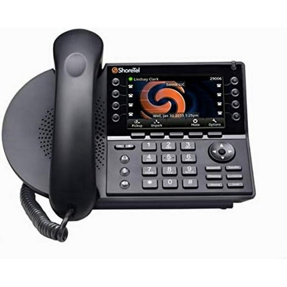 Pre-Owned ShoreTel IP485G Color Display Multi-Line VoIP Business Office Phone