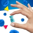 thumbnail image 5 of Sour Gummy Bears Candy (1 Pound Bag) Blue Raspberry Flavor, Sugar-Coated Teddies, 5 of 6