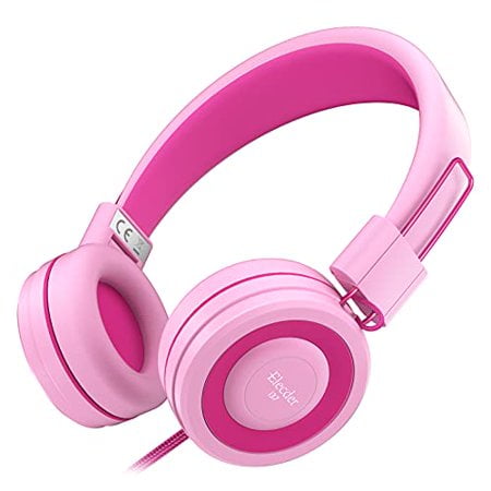 Elecder i37 Kids Headphones Children Girls Boys Teens Foldable Adjustable On Ear Headphones 3.5mm Jack Compatible Cellphones Computer MP3/4 Kindle Sch