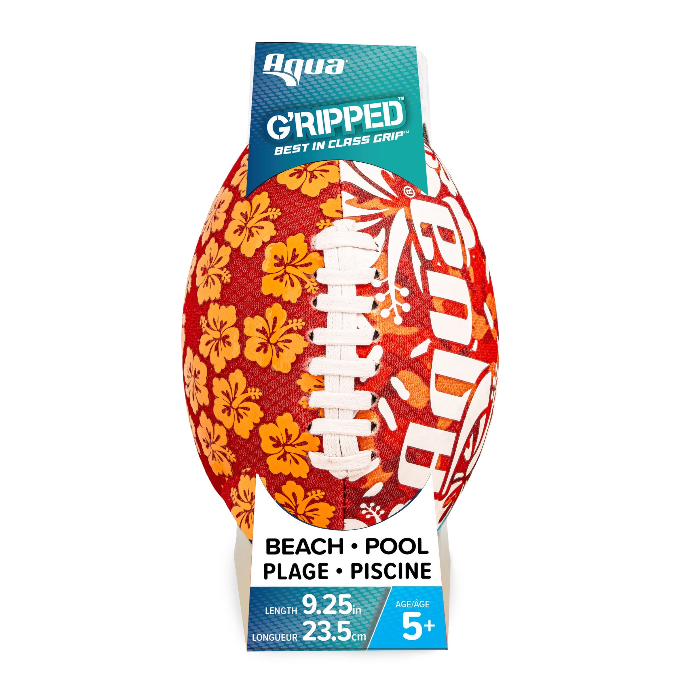 Aqua Leisure G’RIPPED Football – Easy-Grip Outdoor & Water Football (Ages 5+)