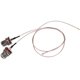 thumbnail image 3 of 2 piezas IPX IPEX UFL Series U.FL a N Hembra Tuerca Pasamuros Conector RF recto Cable coaxial Pigtail Mini PCI WIFI (50 cm), 3 of 5