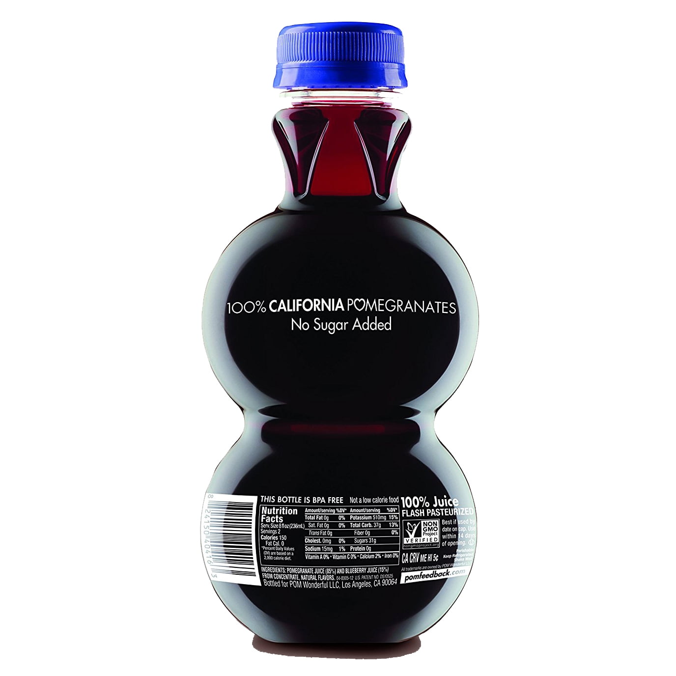 POM Wonderful Antioxidant Pomegranate Blueberry 100% Juice, 16 fl oz