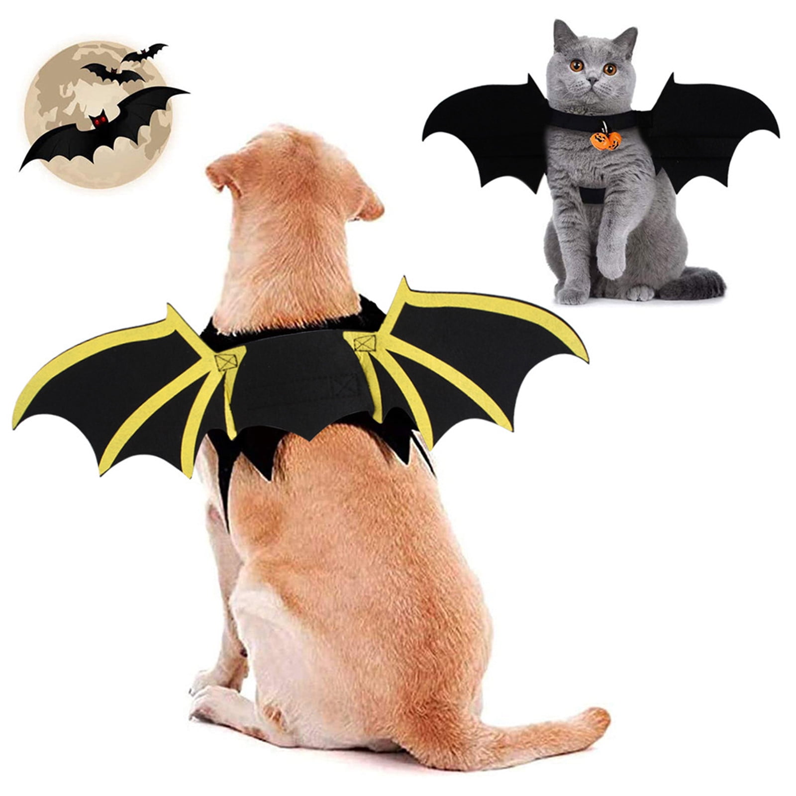  Strangefly Halloween Dog Bat Costume, Dog Bat Wings