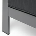 thumbnail image 5 of Shirley Outdoor 5 Seater Aluminum Sofa Chat Set with 2 Side Tables, Gray and Dark Gray, 5 of 8