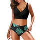 thumbnail image 3 of Cómodo traje de baño de dos piezas con estampado de bikini sin espalda para mujer Conjunto de ropa de playa OAVQHLG3B Store  lin121212, 3 of 3
