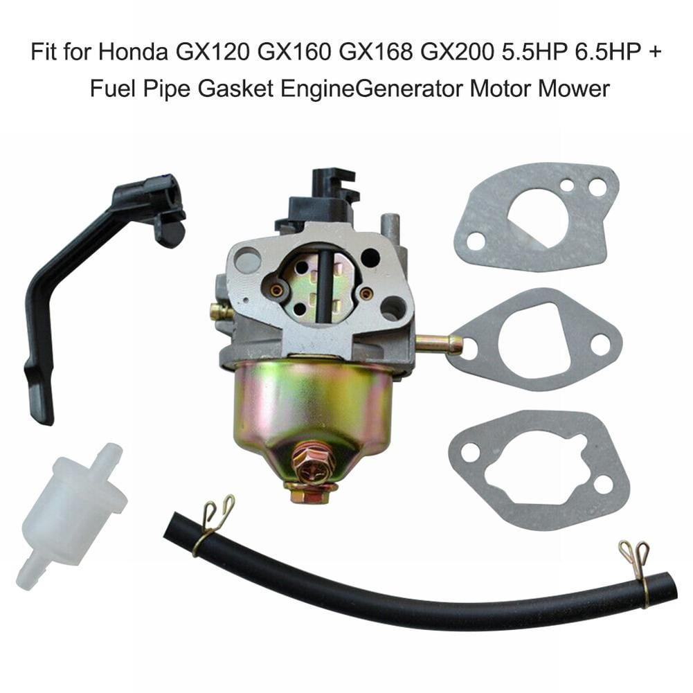 Carburetor Carb For Honda GX120 GX160 GX168 GX200 5.5HP 6.5HP Fuel Pipe