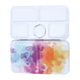 thumbnail image 4 of Caja de pinturas de hierro multicolor, plegable, portátil, para acuarela, para pigmentos, 4 of 14