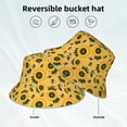 thumbnail image 4 of Kdxio Reflective Bucket Hat - Bees and Sunflowers Print Bucket Hat for Men,Women, 4 of 9