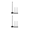 thumbnail image 6 of Hemoton 8 pcs  Flag Stand And Flag Pole Flag Stand For Home Flag Pole With Base Flag Pole Indoor Flag Holder Flag Pole Stand Base Flag Display Bracket, 6 of 8