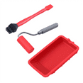 thumbnail image 2 of 1set Silicone Roller Brush Kit Multipurpose for Home Renovation Wall Household Paint Tool Tray Paintwork Tools Parts, 2 of 4