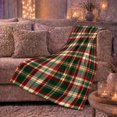 thumbnail image 6 of Autumn Harvest Tartan Plaid Design, Festive Holiday Scene, Warm Flannel Blanket for Cabin and Lodge with Detailed Artwork, Art Lovers Thanksgiving Gift, Festive Home Decor, 6 of 9
