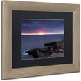thumbnail image 2 of Trademark Fine Art "Stormy Sunup" Canvas Art by Michael Blanchette Photography Black Matte, Birch Frame, 2 of 4