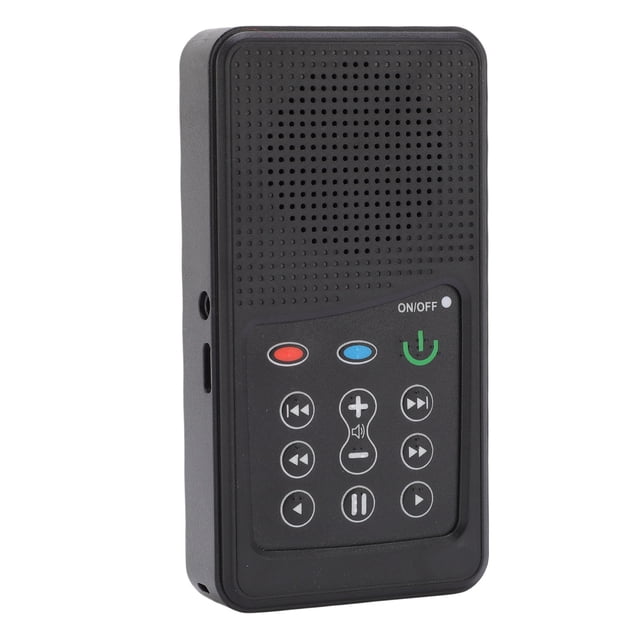 Portable Scripture Player, Solar Powered Portable Electronic Sound Scripture Reader, 8G Capacity, with Earphone, Lanyard, Charging Cable