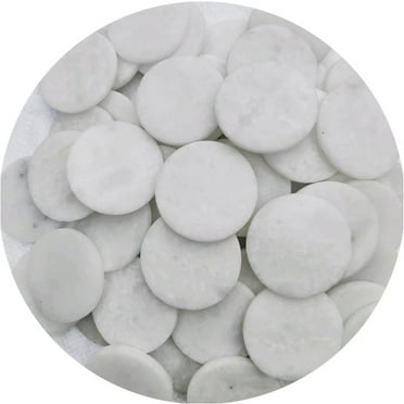 BERTDOMD 10pcs Smooth Flat Rocks for Painting DIY Blank Drawing Stones for Crafting Projects DIY Flat Rocks Painting Stones