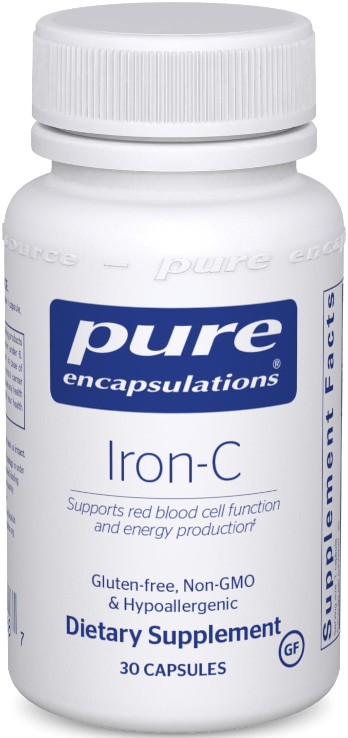 Pure Encapsulations IronC Iron and Vitamin C Supplement to Support