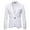 White, variant on Mens Lightweight Blazer Sports Coat Slim Fit One Button Solid Men's Casual Suit Blazer Suit Jackets for Business Wedding Dress Sizes S-2XL White